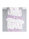 Viopros Kids Duvet Set Single with Pillowcase Valeria Lilac 160x240cm