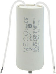 Meco 450VAC Capacitor Permanent 2μF 5pcs 03.006.0252