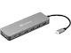 Sandberg USB-C Dockingstation für Laptops mit HDMI 4K PowerDelivery und Bildschirmverbindungen 2 Monitore Silber (136-45)