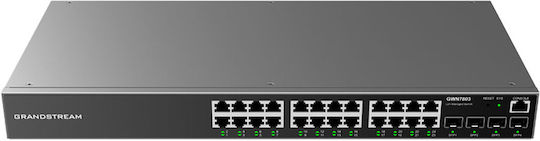 Grandstream GWN7803 Verwaltet L2 Switch mit 24 Ports Gigabit (1Gbps) Ethernet und 4 SFP Ports