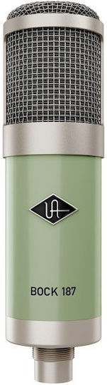 Universal Audio Bock 187 Condenser Microphone Handheld, Shock Mounted for Vocals in Green Color