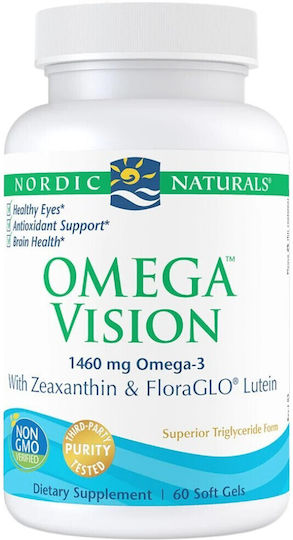 Nordic Naturals Omega Vision Ιχθυέλαιο 1460mg 60 μαλακές κάψουλες