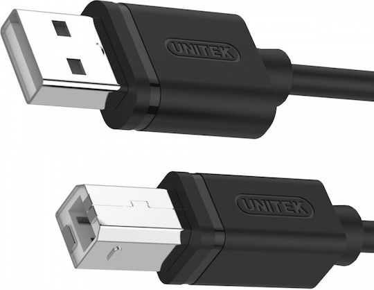Unitek 3m USB 2.0 Cable A-Male to B-Male (Y-C420GBK)