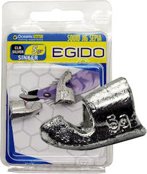 Oceanic Egido Sinker Βαρίδιο Ψαρέματος 5gr Σετ 2τμχ Oceanic Egido Sinker Βαρίδιο Ψαρέματος 5gr Σετ 2τμχ