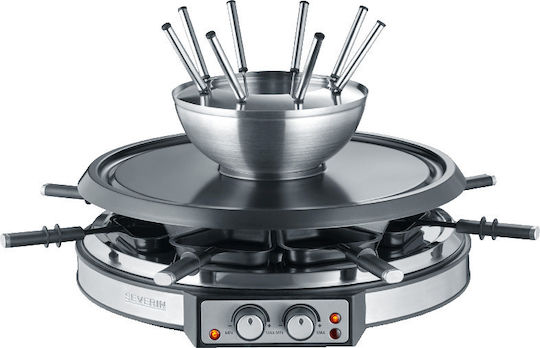 Profi Cook Tabletop Grătar Electric Raclette Placă Netedă 1900W cu Termostat Reglabil 40.9bucx40.9buccm