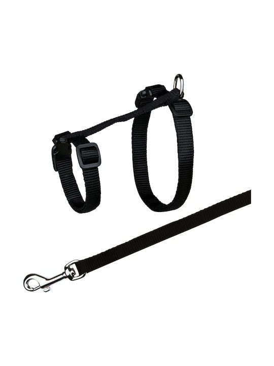 Trixie Ham pentru pisici cu Lesă pentru pisici XL Negru 34 - 57cm