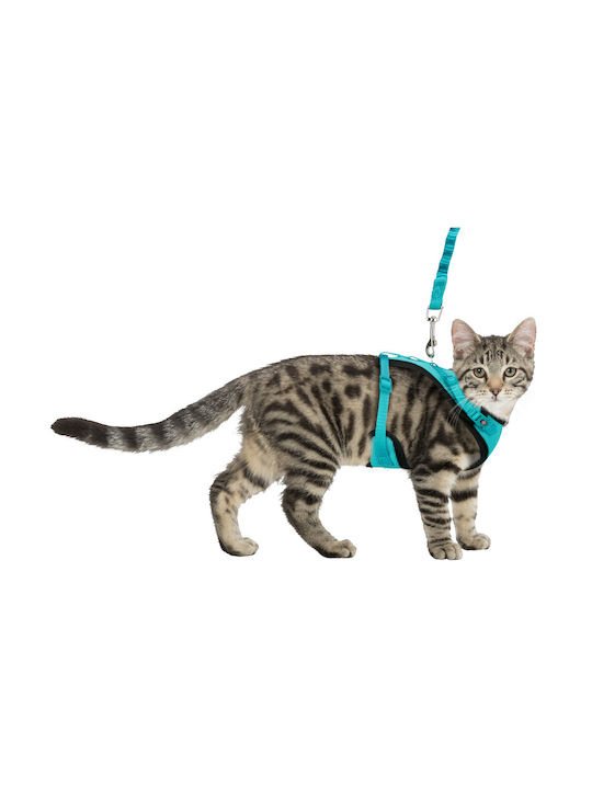 Trixie Cat Harness with Guide 10mm x 39 - 60cm