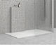 Karag Rectangular Artificial Stone Shower Bianc...