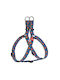 WauDog Σαμαράκι Σκύλου Superman Logo Μπλε Medium 20mm x 50-80cm 31-158