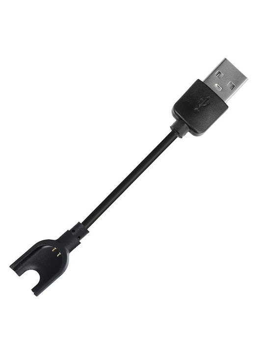 USB Charging Φορτιστής για Mi Band 2 Μαύρος