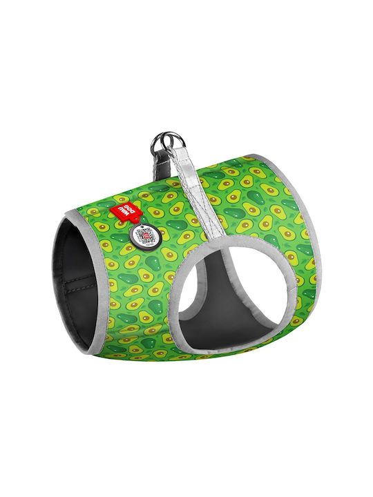 WauDog Σαμαράκι Σκύλου Γιλέκο Avocando με Smart ID Πράσινο 36-39cm 31-303