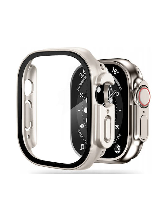 Tech-Protect Defense 360 Πλαστική Θήκη με Τζαμάκι Titanium για το Apple Watch Ultra 49mm