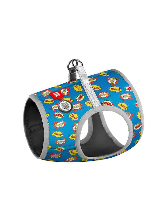 WauDog Σαμαράκι Σκύλου Γιλέκο WOW Μπλε 40-45cm 31-298
