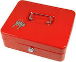Motarro Cash Box with Lock Red 81007MCB00RD