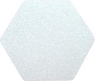 Audiodesigner Ecoplan Hexagon Sound Absorbing Panel Straight 4pcs White ECOPLAN-EX-173-WH