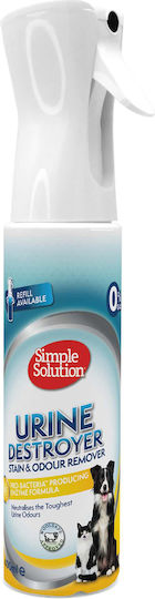 Simple Solution Urine Destroyer Stain and Odor Remover Spray για Καθαρισμό Ούρων Σκύλου & Γάτας 400ml