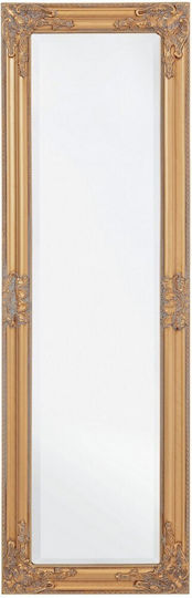 Bizzotto Miro Wandspiegel Ganzkörper mit Gold Hölzernes Rahmen 132x42cm 1Stück