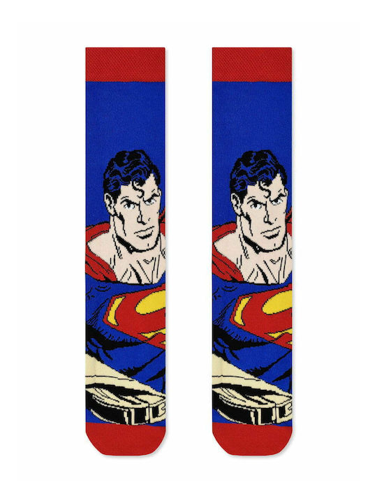 Dc Comics Superman Ανδρικές Κάλτσες Μπλε