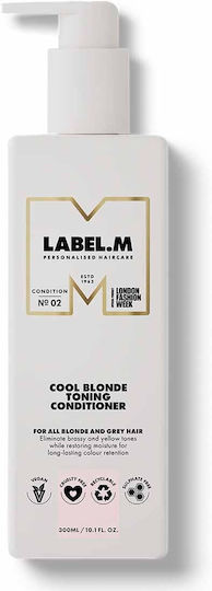 Label.M Cool Blonde Toning Leave In Conditioner Color Maintenance for Coloured Hair 300ml