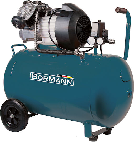 Bormann BAT5015 Einphasig Luftkompressor mit Leistung 3hp und Lufttank 100Es 053323