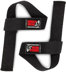 Gorilla Wear Non-Padded Straps Περικάρπια Άρσης Βαρών Μαύρα 2 τμχ