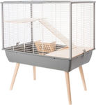 Zolux Cage Neo Muki Large Rodents H58 Grey 78x48x58cm