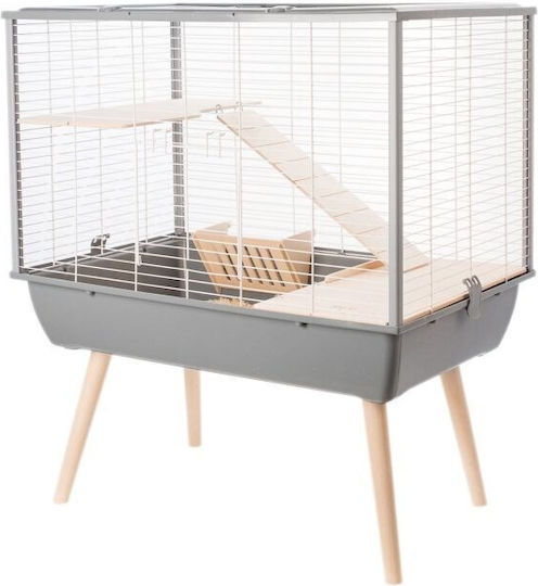 Zolux Neo Muki Large Rodents Cage H58 Grey 78x48x58cm