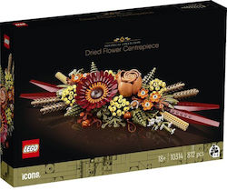 Lego Icoane Dried Flower Centerpiece pentru 18+ ani