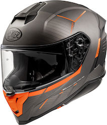 Premier Hyper RS 93 BM Dark Gray/Orange Κράνος Μηχανής Full Face 1430gr