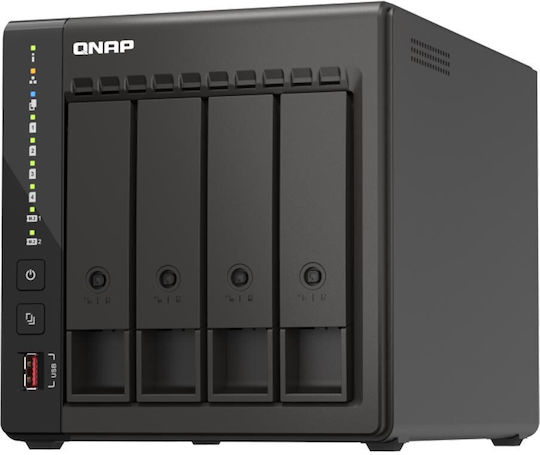 QNap TS-453E NAS με 6 θέσεις για HDD/M.2/SSD και 2 θύρες Ethernet