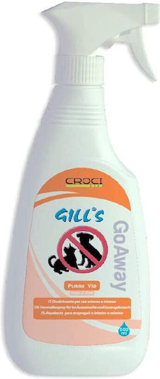 Croci Gill's Pussa Via Unusing Spray Απώθησης Σκύλου & Γάτας 500ml
