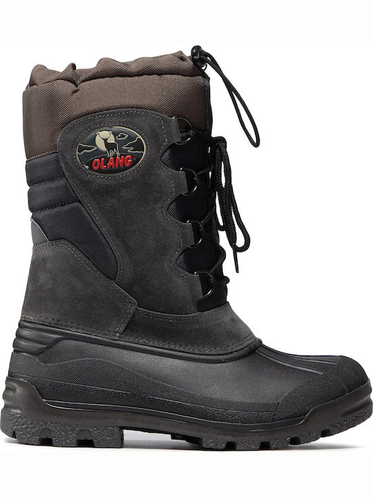 Olang Canadian Suede Men's Hiking Boots Black