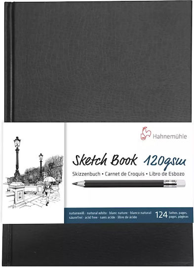 Hahnemuhle Μπλοκ Σχεδίου Sketchbook 120gr Α5 14.8x21cm 124 Φύλλα