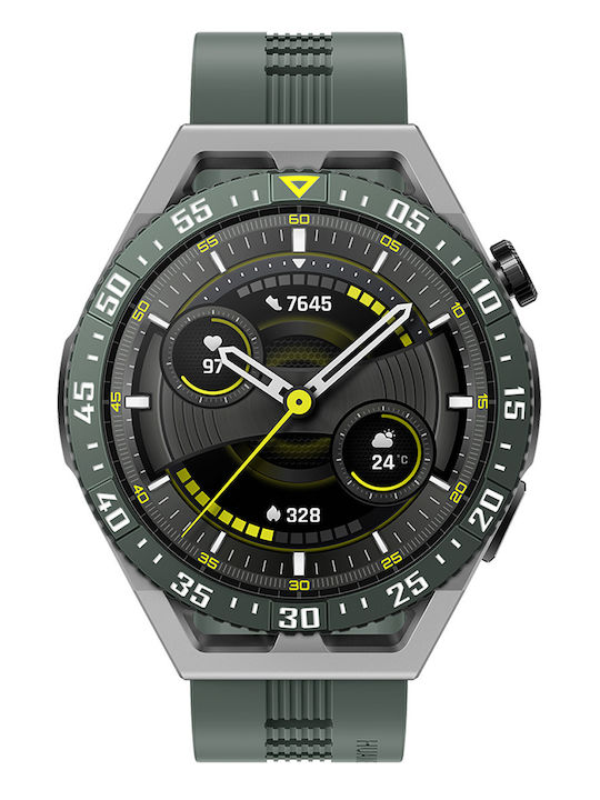 Huawei Watch GT 3 SE 46mm Αδιάβροχο με Παλμογράφο (Wilderness Green)