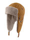 Carhartt Trapper Hat Ohrenklappen Unisex Beanie Gestrickt in Braun Farbe