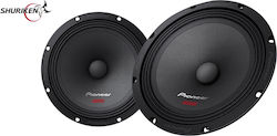 Pioneer Car Speaker Set PRO Shuriken 6.5" with 300W RMS (Midrange)