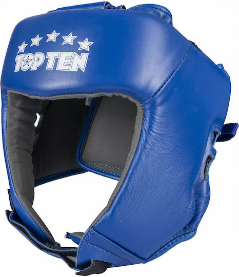 Top Ten Adult Open Face Boxing Headgear Leather Blue