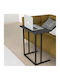 Rectangular Side Coffee Table Tibet Wooden Anthracite W60xL35.5xH65.5cm