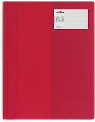 Durable Mappe mit Feder für Papier A4 Rot 1Stück