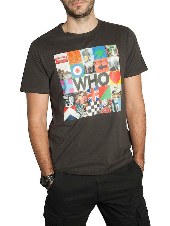 Amplified T-shirt Who by The Who σε Μαύρο χρώμα