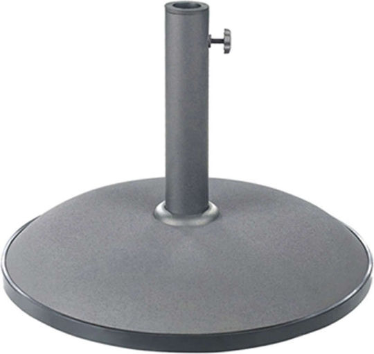 Zita Plus Βάση Ομπρέλας Τσιμεντένια Γκρι 60x57x12cm
