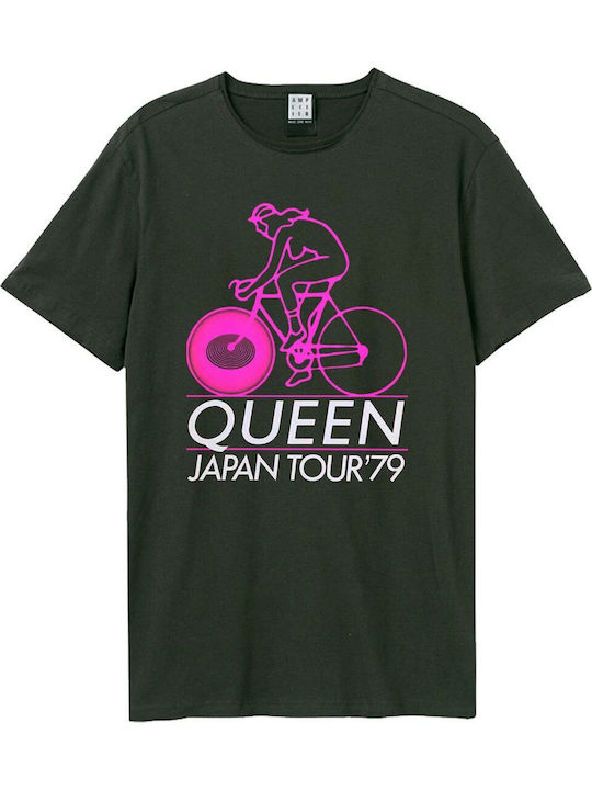 Amplified T-shirt Queen Japan Tour 79 σε Γκρι χρώμα