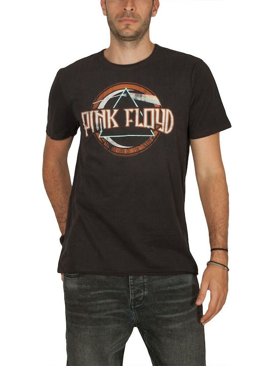 Amplified T-shirt Pink Floyd On The Run σε Μαύρο χρώμα