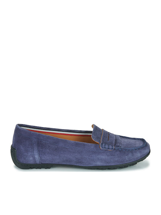 D Kosmopolis Γυναικεία Loafers σε Navy Μπλε Χρώμα