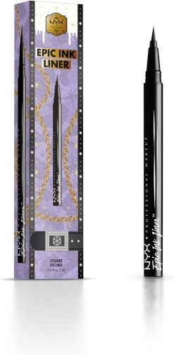 NYX Professional Makeup Epic Ink Liner Xmas 2022 Водоустойчив Химикал Очни Линии 01 Черен 1мл