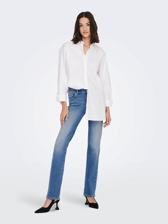 Only Women's Jean Trousers in Straight Line