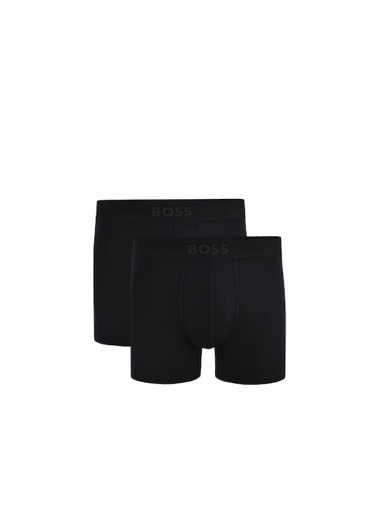 Hugo Boss Ανδρικά Μποξεράκια Μαύρα 2Pack