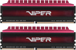 Patriot Viper 64GB DDR4 RAM cu 2 module (2x32GB) și Viteză 3200 pentru Desktop