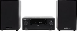 Crystal Audio Аудиосистема 2 HBT-3 50W с CD / Цифрови медии Player, WiFi и Bluetooth Черен Crystal Audio Аудиосистема 2 HBT-3 50W с CD / Цифрови медии Player, WiFi и Bluetooth Черен
