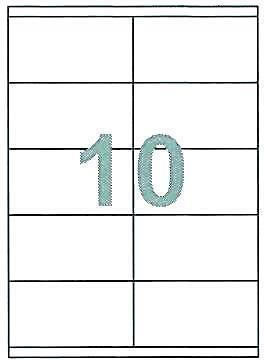Next 1000 Self-Adhesive Rectangular A4 Labels 105x57mm